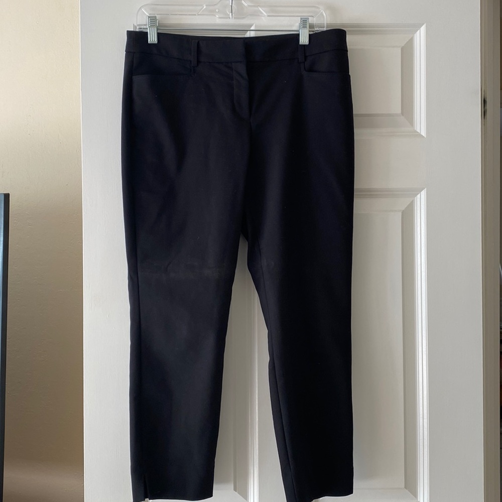 Women’s black business crop slacks
